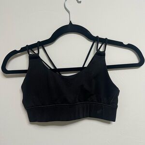 Jed North High Support Strappy Sports Bra - Black